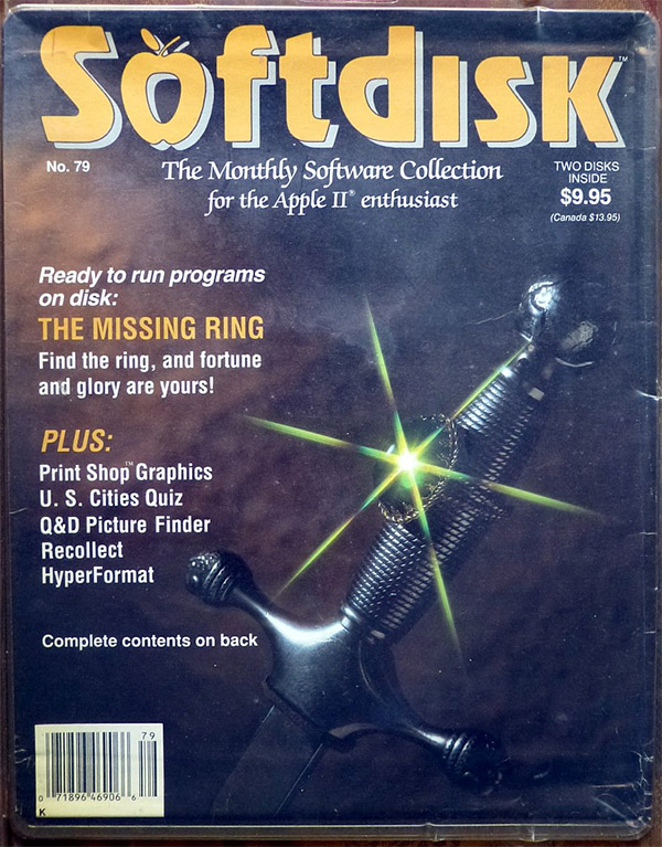 Revistas como Softdisk llenaban el ansia por nuevo software de los poseedores de un ordenador